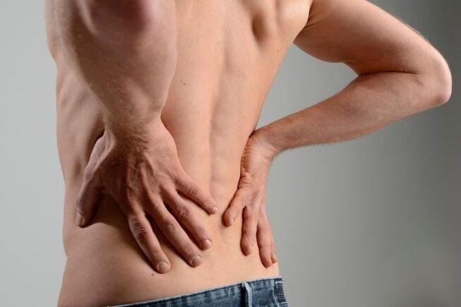 bolečine v hrbtu s prostatitisom